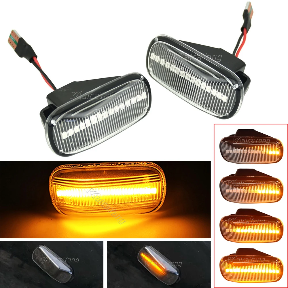 

Dynamic Fender Side MarkerTurn Signal Repeater Light For Honda Stream S2000 CR-V HR-V Civic City Fit Jazz Accord