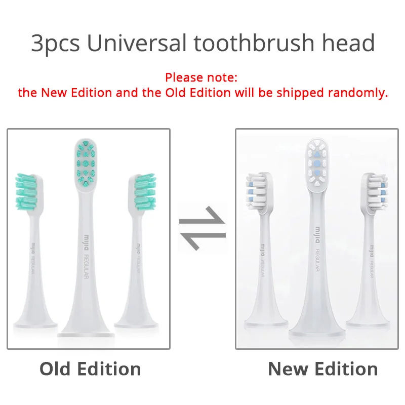 

Ally For Xiaomi Mijia T300 T500 Sonic Electric Toothbrush Heads Ultrasonic 3D Oral Whitening High-density Replacement Heads
