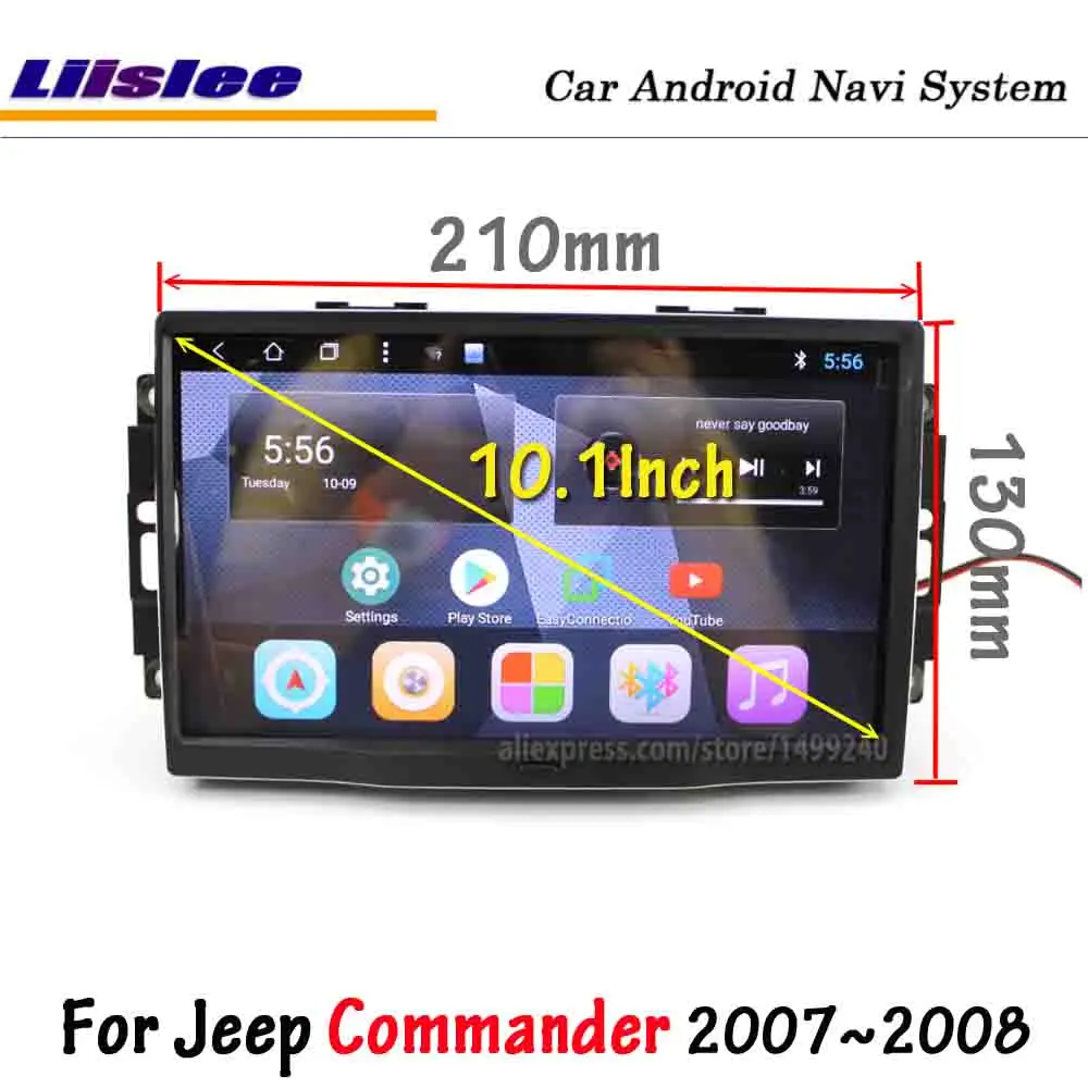 Liislee автомобиль Android 8,0 для Jeep Commander 2007~ 2008 стерео радио Carplay экран видео gps навигация Мультимедиа без DVD плеера