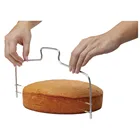 Двухлинейный резак для торта, регулируемая форма для выпечки из нержавеющей стали, инструменты для выпечки, сделай сам, декоративные струны, нож, кухонный инструмент @ C23