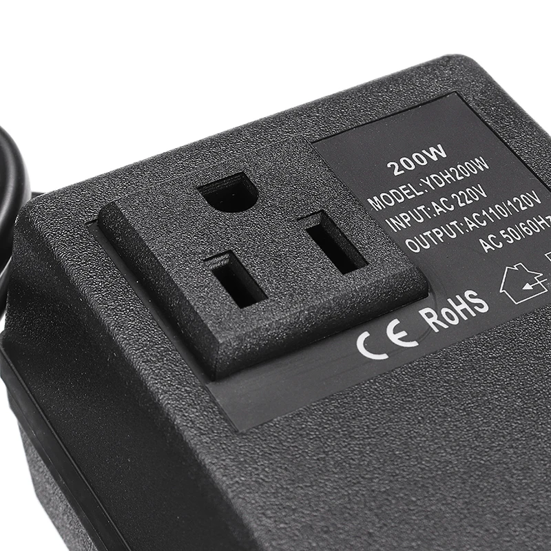 Адаптер питания переменного тока 200 Вт 220 В в 110 профессиональный дорожный