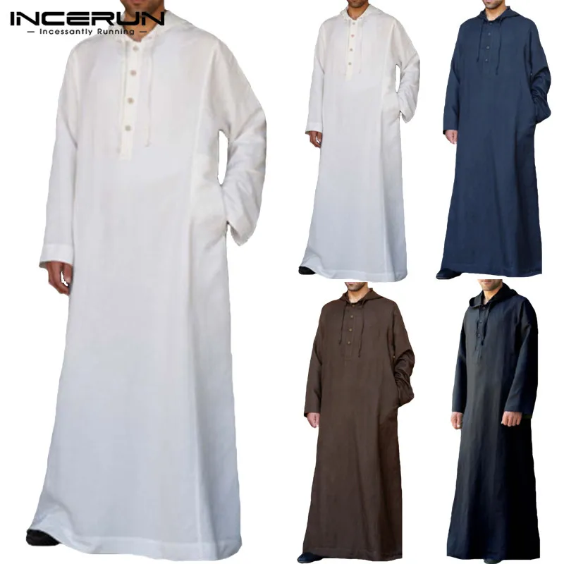 Мусульманская мужская одежда в стиле хип хоп мусульманская рубашка с капюшоном