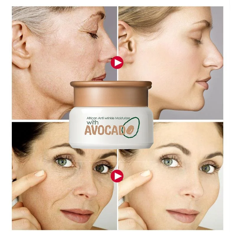 

LAIKOU Face Cream Avocado Moisturizer Anti Wrinkle Anti Aging Facial Firming Nourishing Serum Collagen Whitening Cream Skin Care