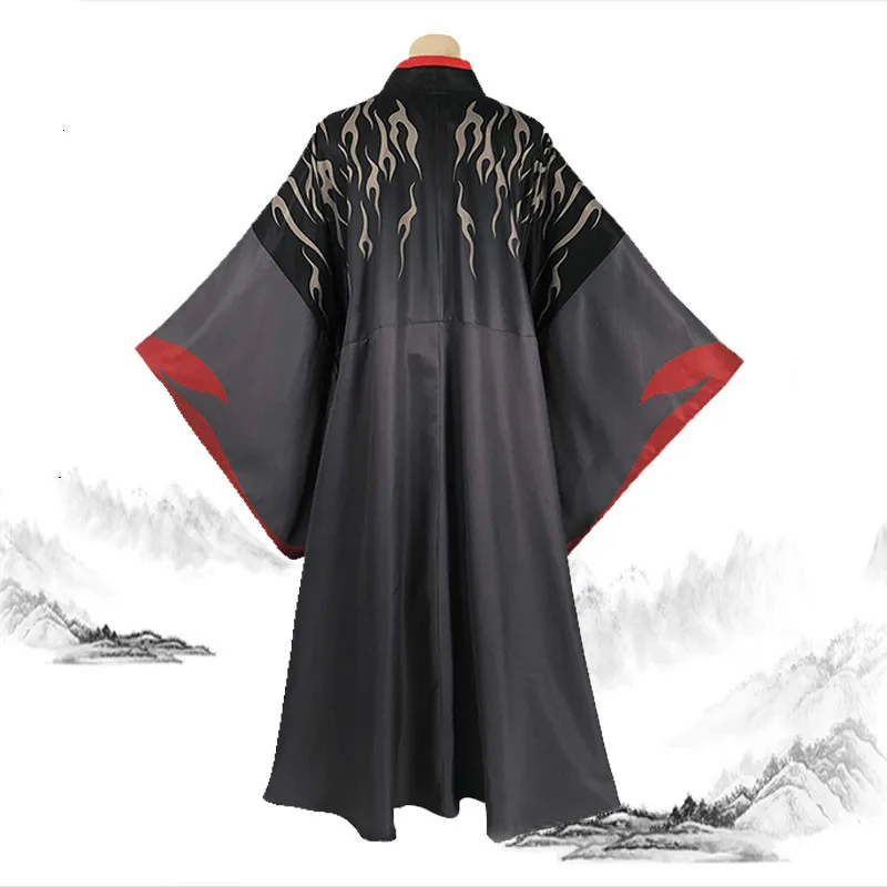 Парик для косплея Вэй усянь/Лан ванджи из аниме Mo Dao Zu Shi полный комплект одежда