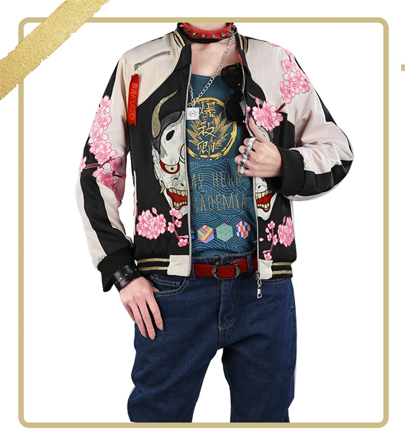 Аниме Bakugo Katsuki Журнал Стиль униформа косплей костюм Человек Мода ежедневный H |