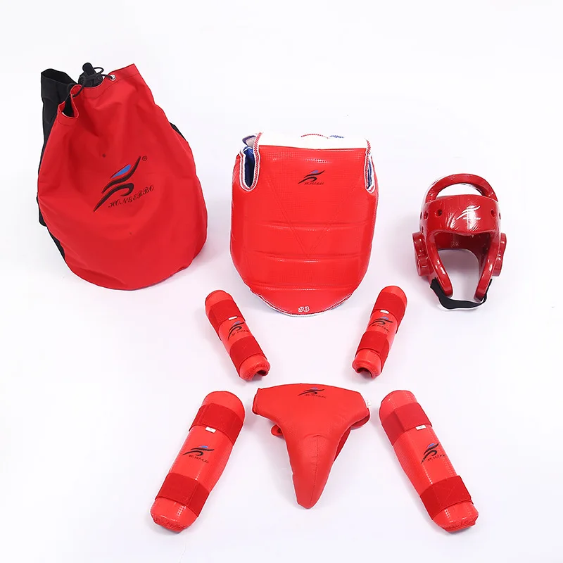 Набор защитников для санды TKD каратэ спортивный шлем захвата бандаж детей
