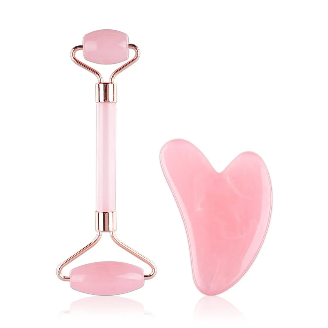 

New Natural Resin Face Massage Roller GuaSha Scraper Board Face Lifting Tools Skin Care Remover Anti Wrinkle Beauty Set