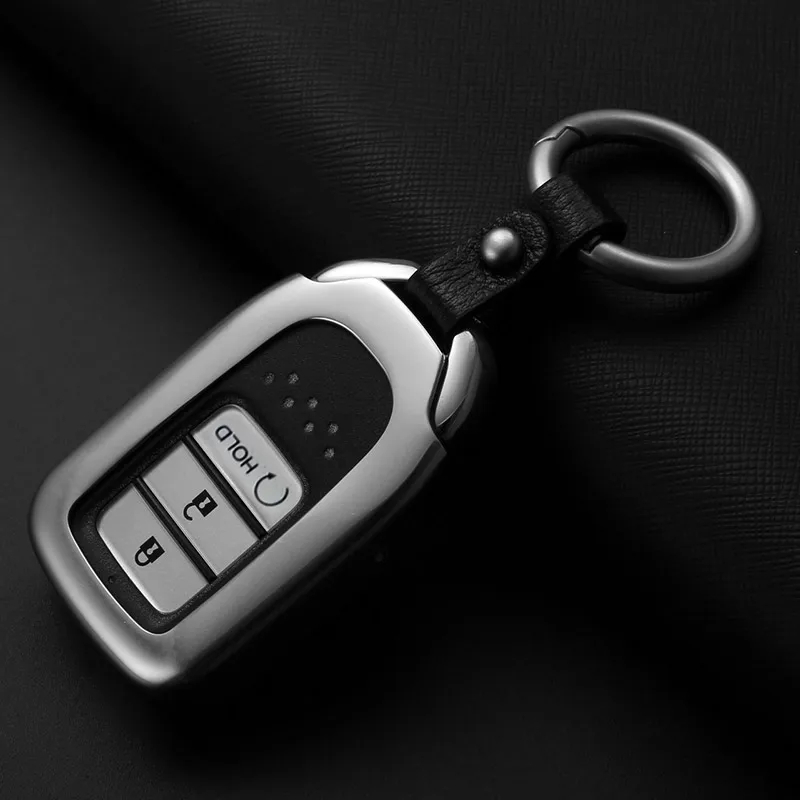 Автомобильный Алюминиевый чехол для ключа дистанционное кольцо ключей Пряжка