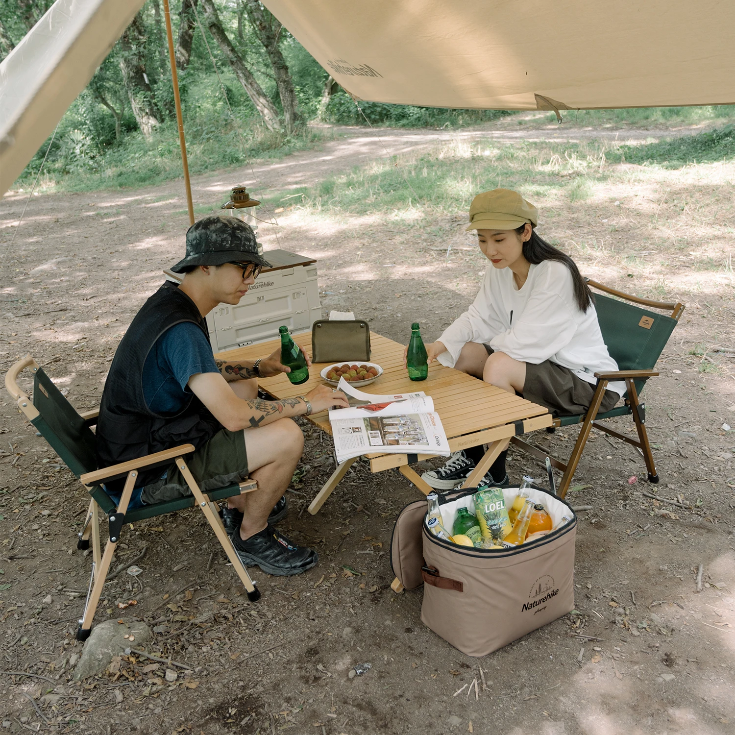 

Naturehike 20L Ice Pack Camping Travel Drinks Thermal Insulation Large Capacity Portable PVC Picnic Bag NH20SJ043