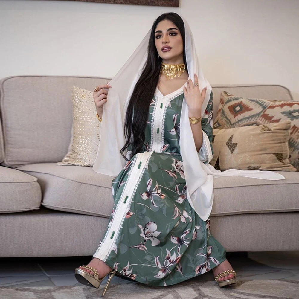 

Халатик Musulman De режим Femme атласные Кафтан Дубай Абая линшань платье Vestidos турецкие платья S для женщин