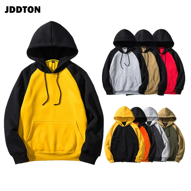 JDDTON Осенняя мужская Повседневная Свободная уличная одежда с капюшоном удобный