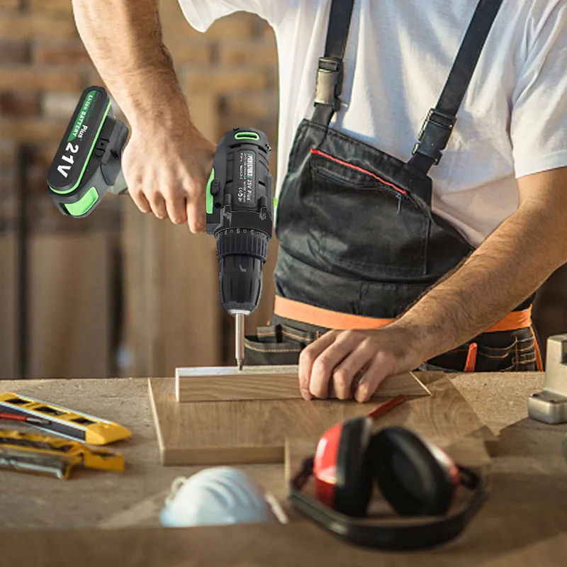 21 в электрическая дрель электроинструменты батарея отвертка беспроводная мини