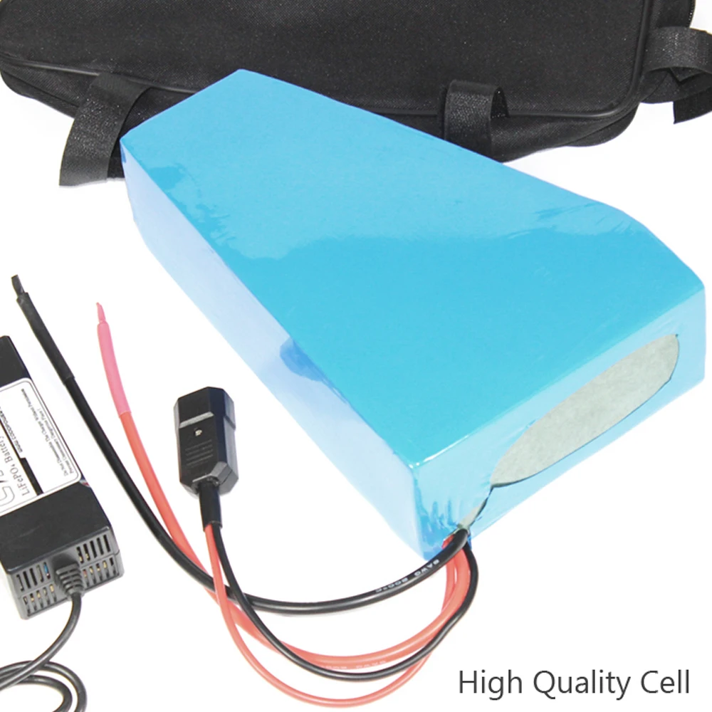 52V 30AH 2000W треугольная батарея для электрического велосипеда 51,8 V 30Ah литиевая батарея 14S для Bafang 8FUN BBSHD комплект электровелосипеда с двигателем
