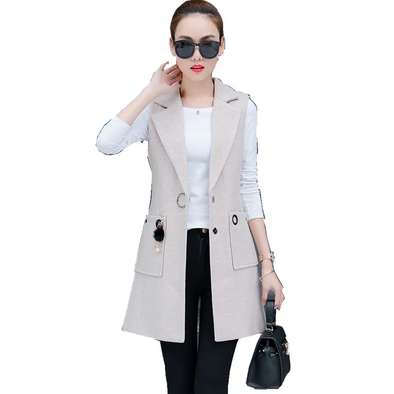 2020 от кутюр женский жилет высокого качества шерстяной пальто осень/зима женская