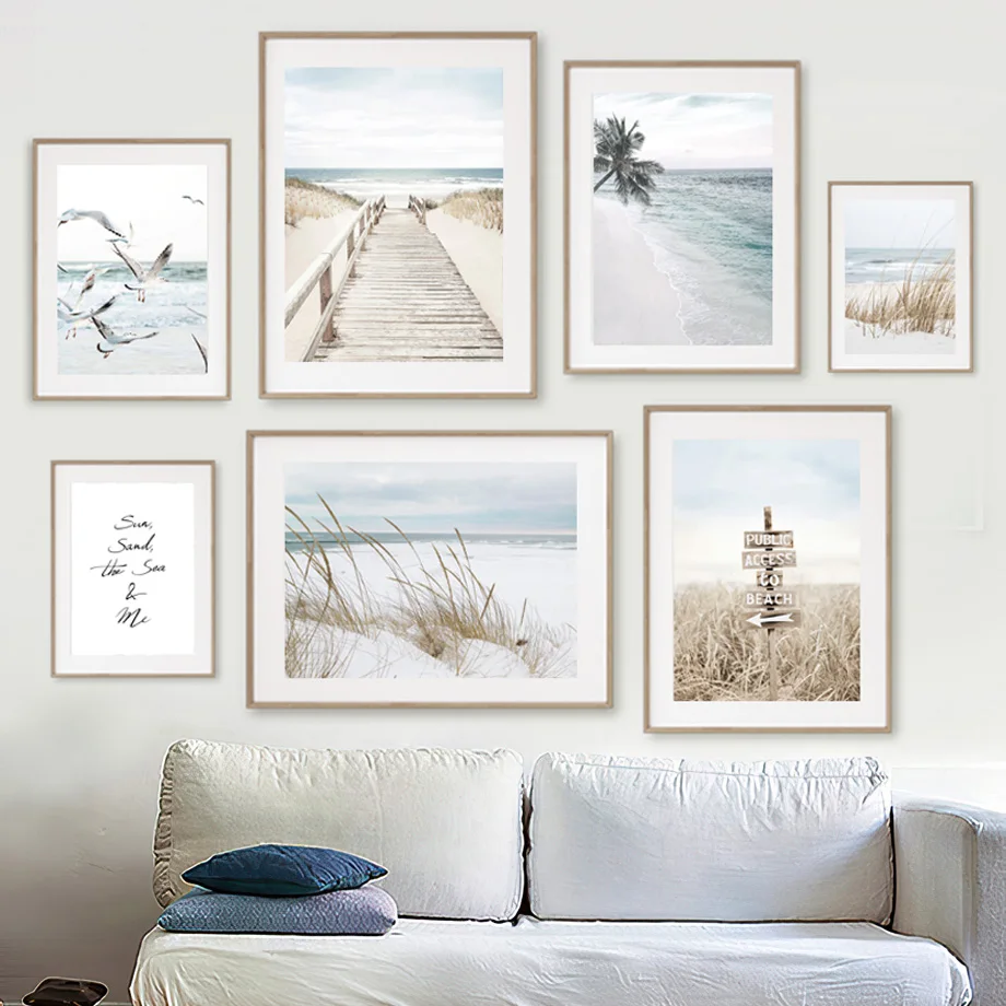 

Reed Dandelion Dolphin Sea Beach Flower Wall Art Canvas Painting Nordic Posters And Prints Wall Pictures For Living Room Decor