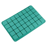 40 holes cube silicone mould for cake jelly mousse chocolate mold baking dessert tool fondant pudding ice mold pastry bakeware