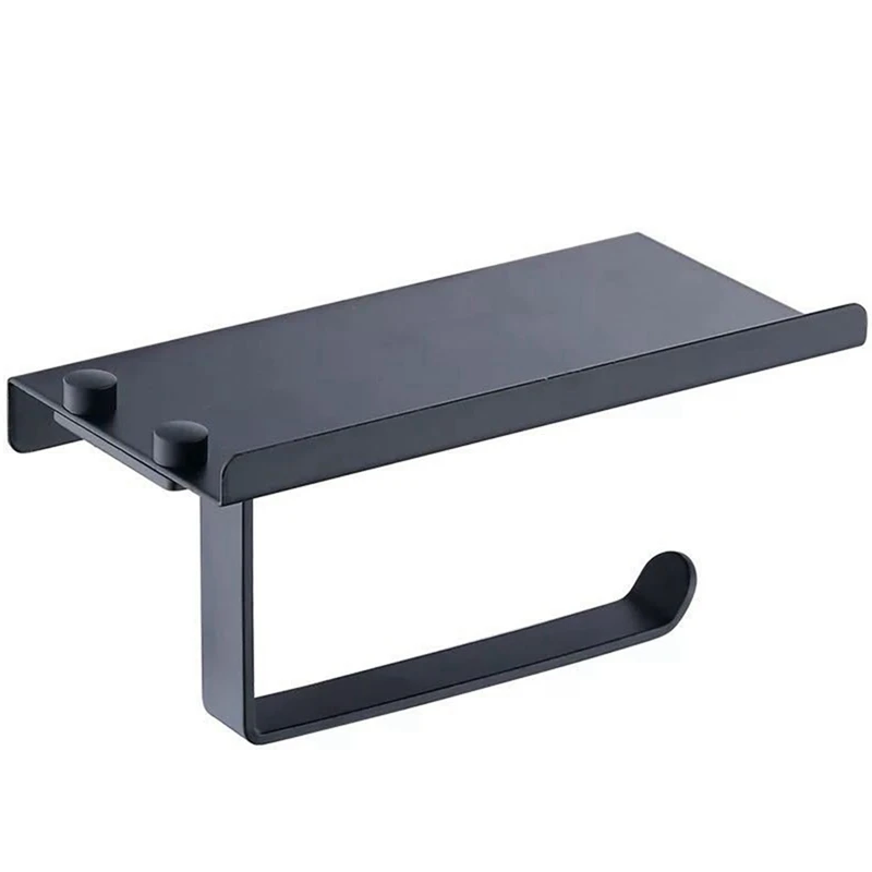 

Алюминиевая стойка для туалетной бумаги, держатель рулонной бумаги, водонепроницаемый держатель для телефона, настенный держатель, полка д...