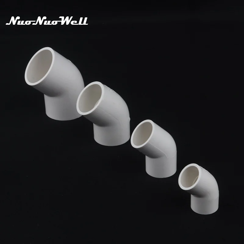 Соединитель для садового орошения аквариума ПВХ 2 шт. соединитель 45 градусов 20 мм