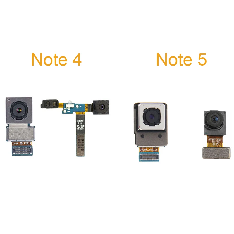 Задняя Основная камера гибкий кабель для Samsung Note 5 N920 N920F 4 N910C N910F Передняя