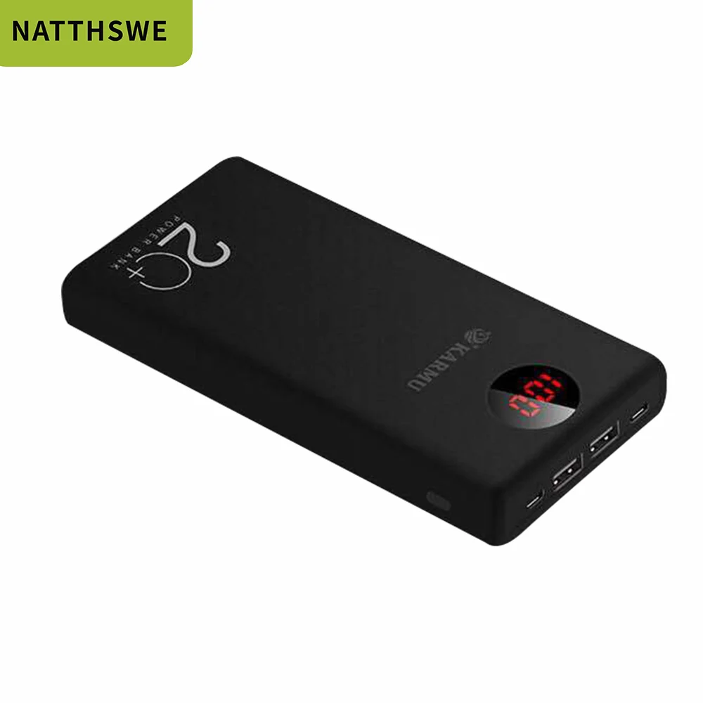 NATTHSWE внешний аккумулятор 20000 мАч для iPhone samsung huawei type C PD Быстрая зарядка + быстрая 3 0