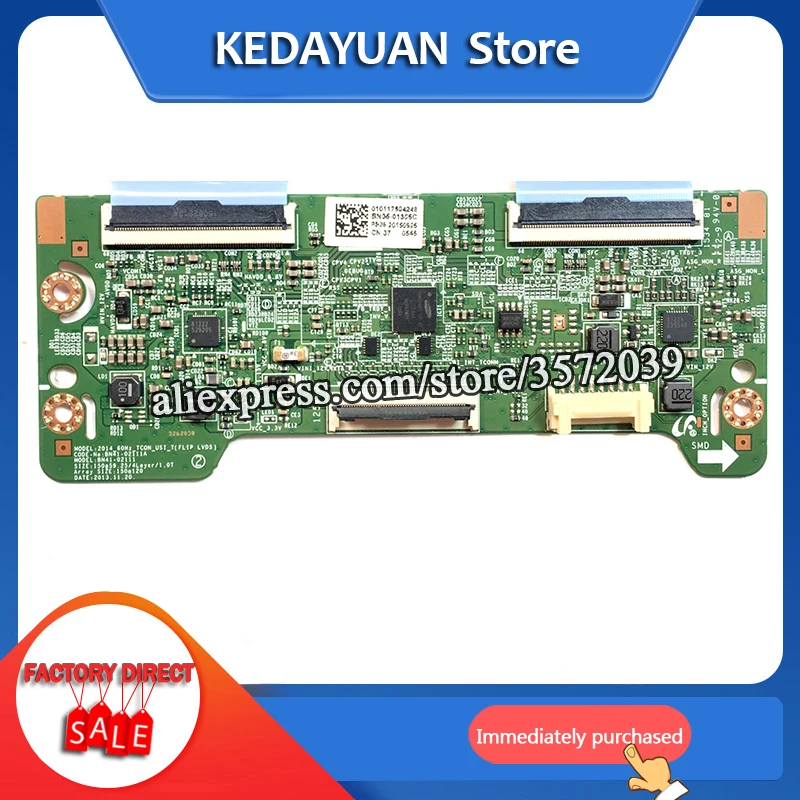 Бесплатная доставка оригинальный тест 100% для Samsung _ 60hz_tcon_usi_t BN41-02111A logic board |