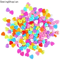 sewing button heart resin sewing buttons scrapbooking random mixed color for diy clothes dolls crafts garment accessories
