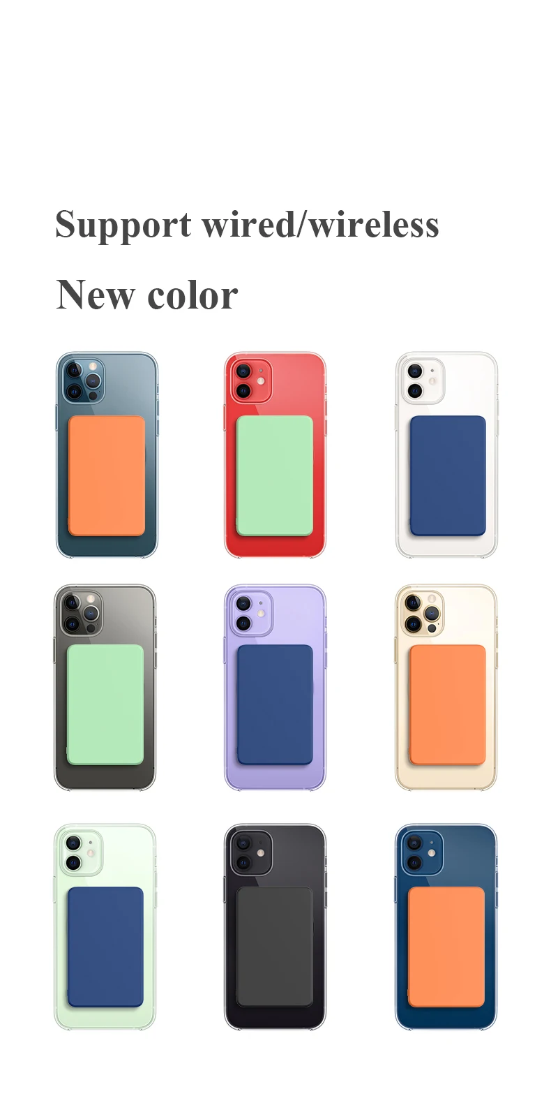 

Magnetic Wireless Power Bank 15W Fast Charging For iPhone12 13 promax Portable Mobile Charger External Battery 5000mAh PowerBank