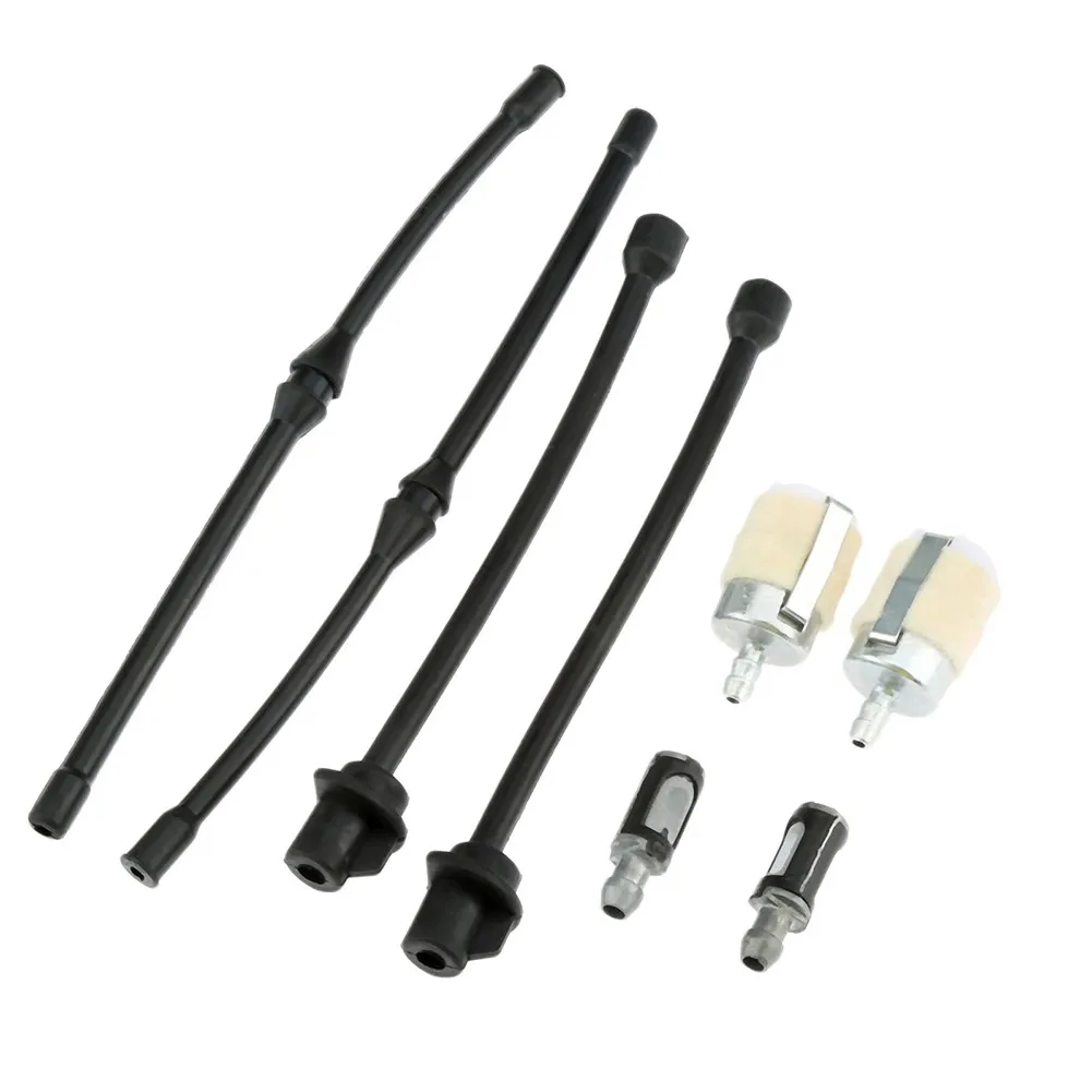 8 шт. цепная пила топливная труба масляная топливный Масляный фильтр для 52cc 58cc