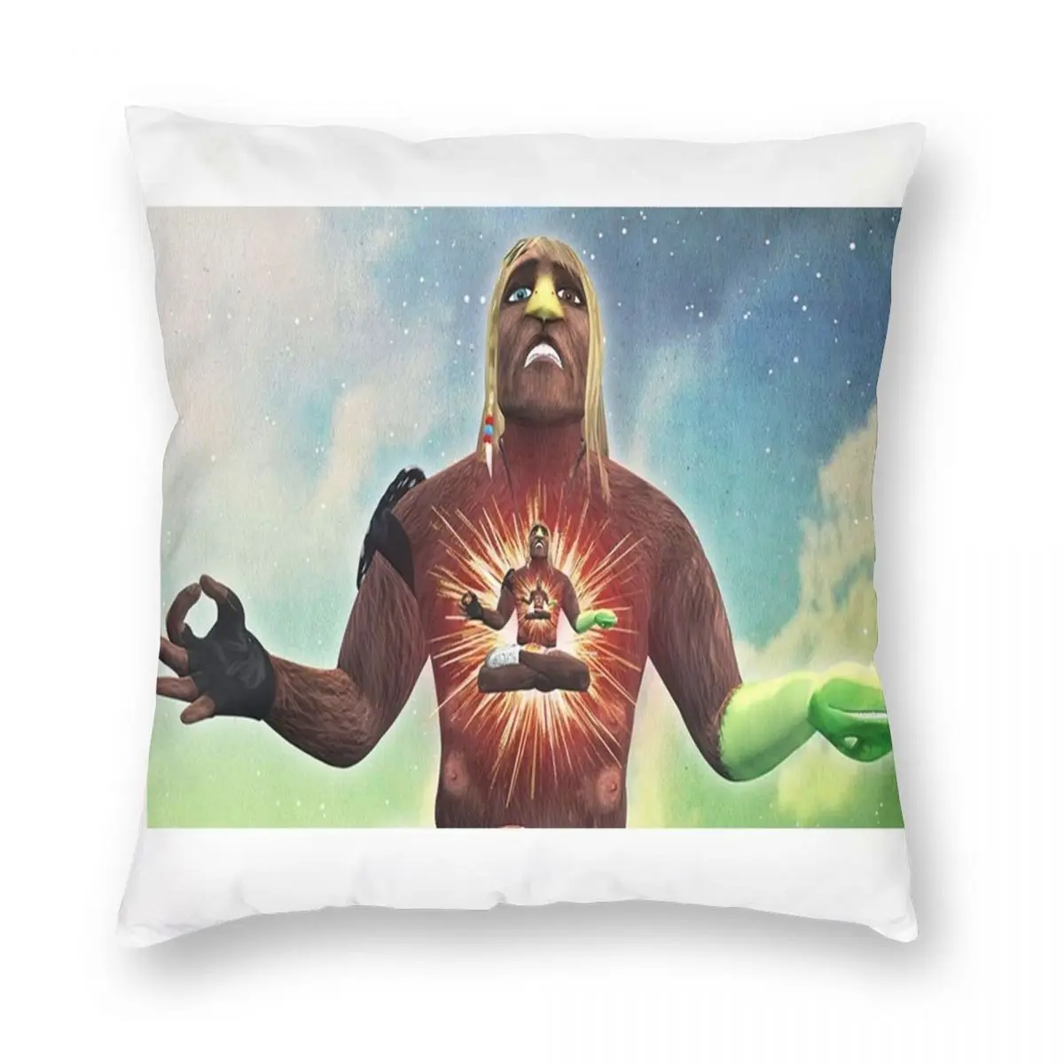

Xavier Renegade Angel Square Pillowcase Polyester Linen Velvet Creative Zip Decor Throw Pillow Case Sofa Seater Cushion Cover