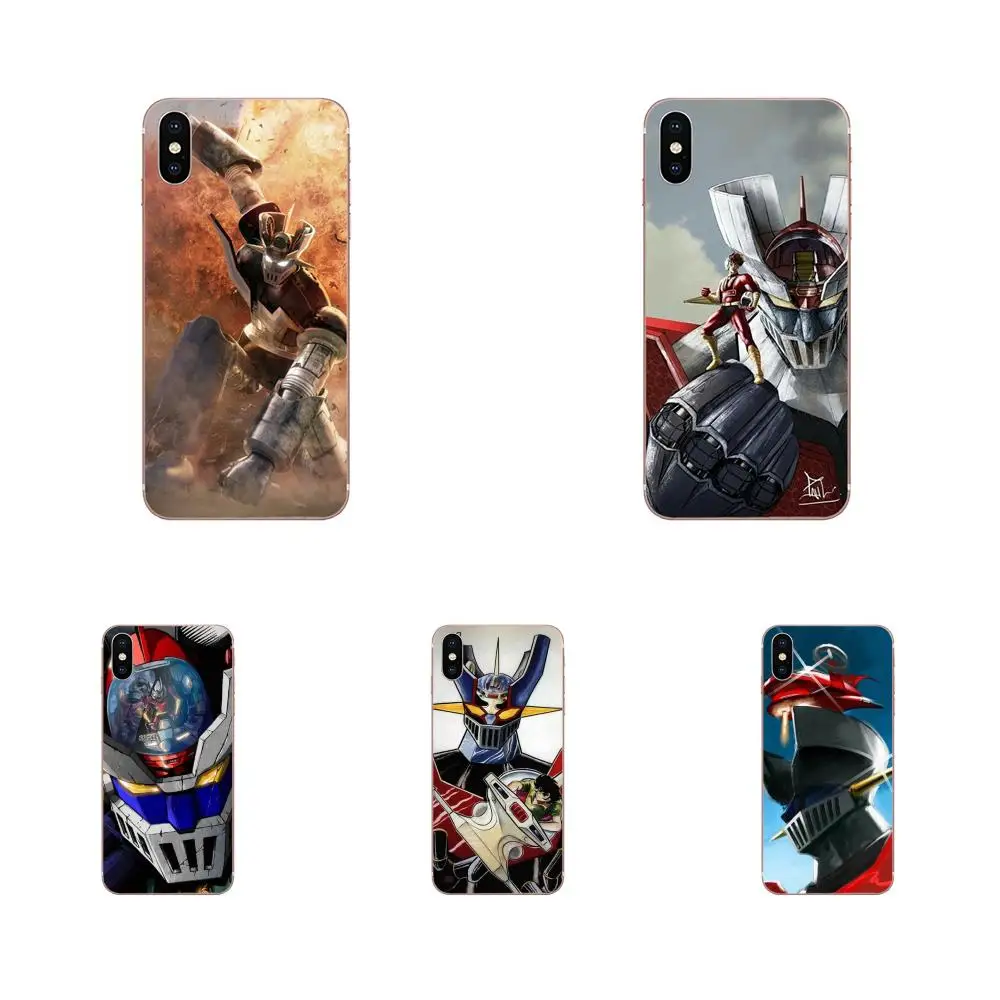 Роскошный чехол для телефона Sony Xperia Z Z1 Z2 Z3 + Z4 Compact Z5 Plus M2 M4 XA XA1 XZ Premium Cartoon Mazinger