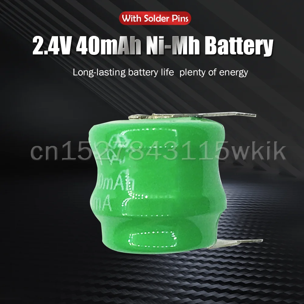 Никель-металлогидридная аккумуляторная батарейка 2 4 В 40 мАч | Электроника