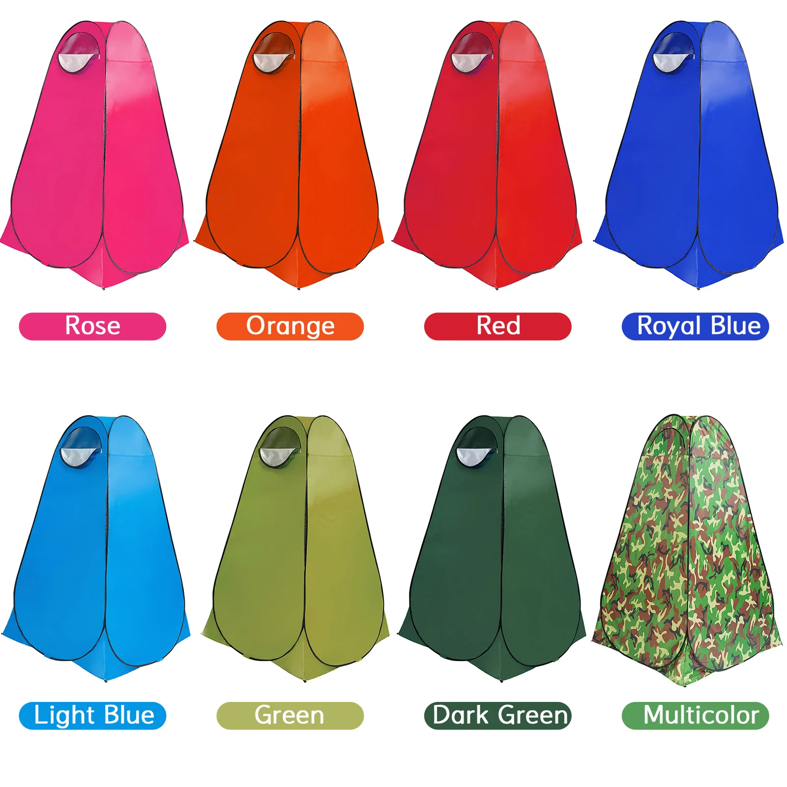 

Outdoor Portable Pop Up Tent Changing Room Shower Privacy Bathing Instant Folding Tent With Carrying Bag Beach Camping Equipment
