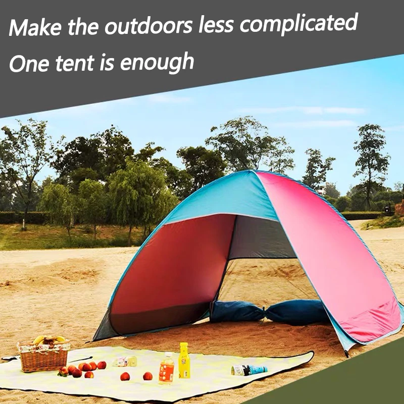 Пляжная палатка Сверхлегкая складная Автоматическая открывающаяся Палатка