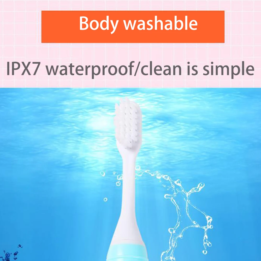 Электрическая креативная зубная щетка для взрослых и детей портативная