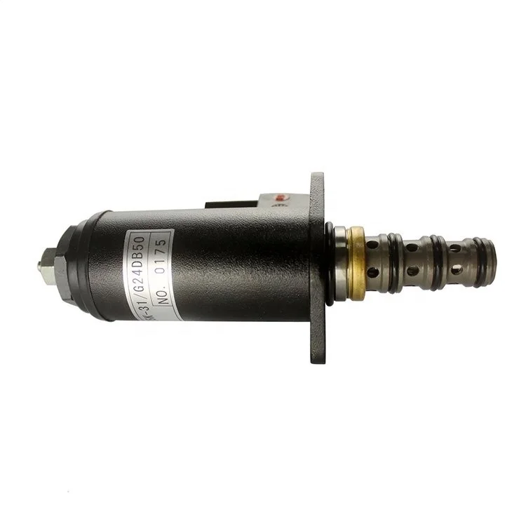 Предохранительный замок электромагнитный клапан KWE5K-31/G24DB50 Kobelco SK200-8