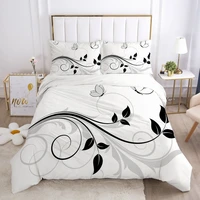 bedding set duvet cover pillowcases comforterquiltblanket cover luxury 3d hd quality printed reactive queen single leaf