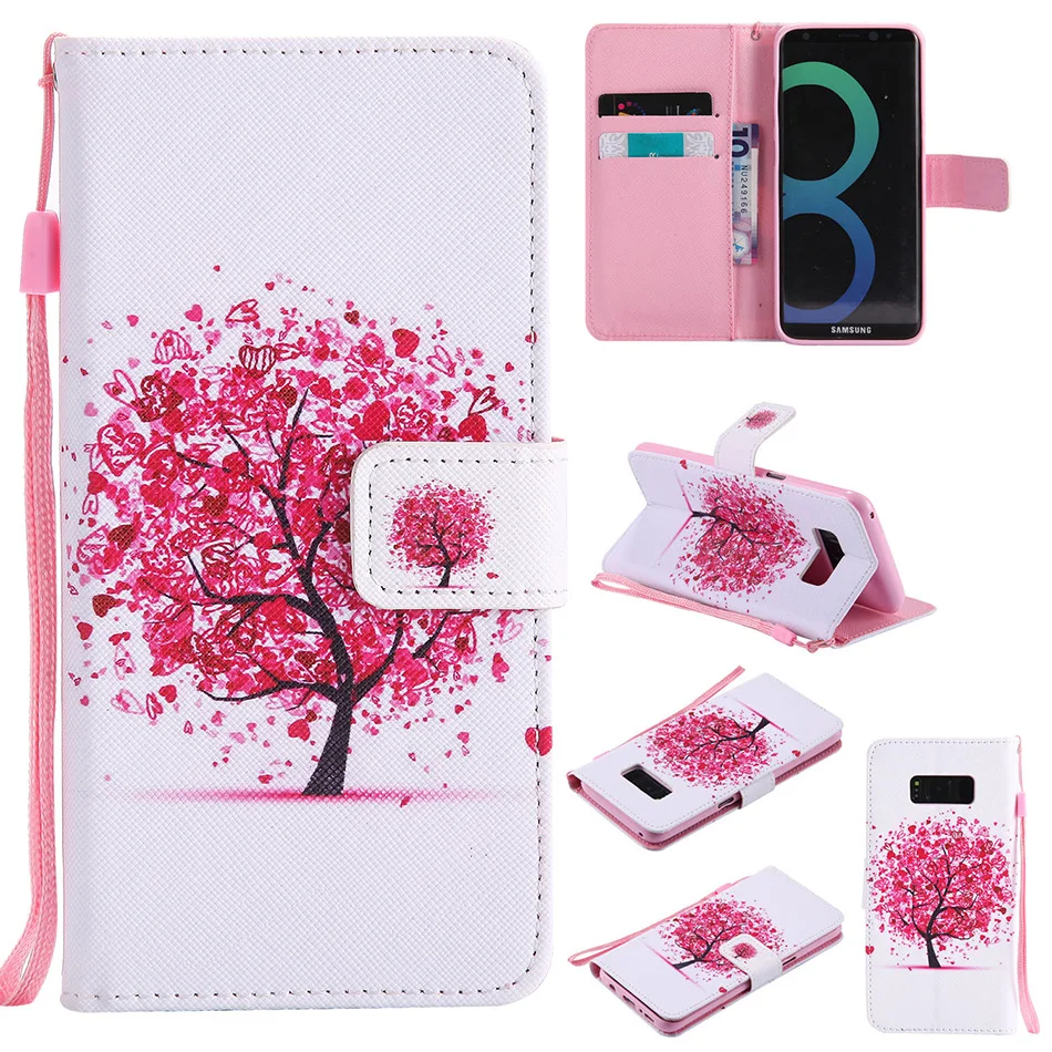 Кожаный чехол с отделением портмоне для мобильного телефона Samsung Galaxy J2 Core J3 J4 J6