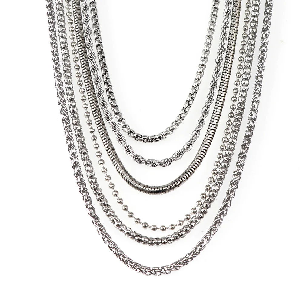 Ожерелье цепочка из нержавеющей стали|Цепочки| |