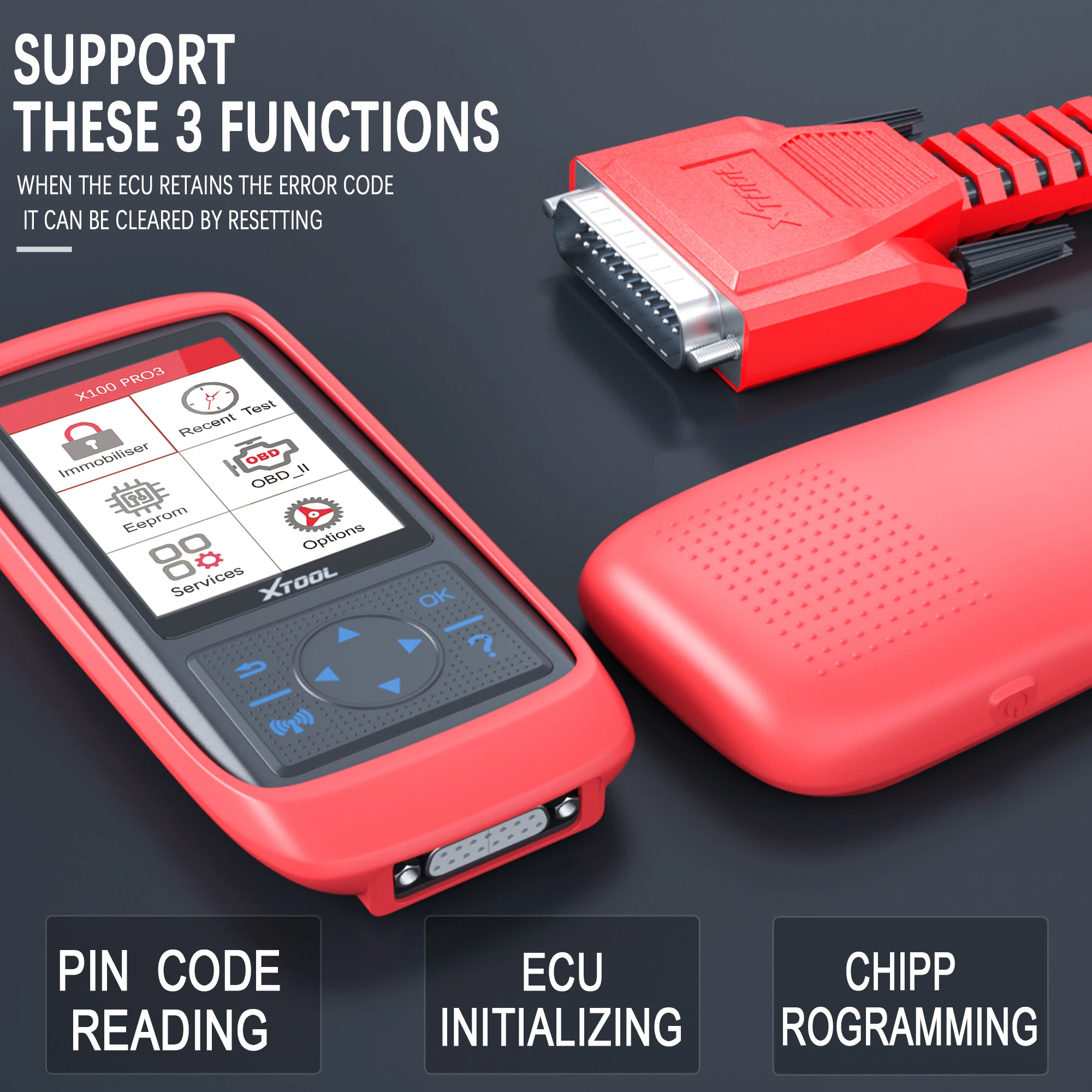 Новинка XTOOL X100 PRO3 OBD2 автомобильный ключ программатор считыватель кодов