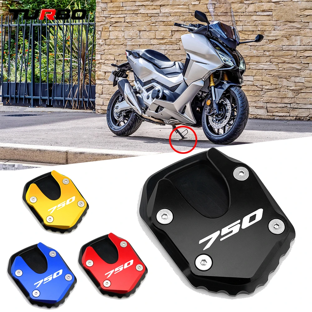 

For HONDA Forza 750 FORZA750 Forza750 2020-2022 Motorcycle CNC Accessories Kickstand Foot Side Stand Extension Pad Support Plate