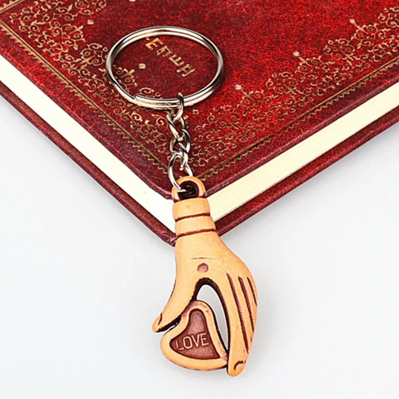 100 шт. Персиковое сердце любовь брелок в виде руки вешалка 25 мм брелоки оптовая