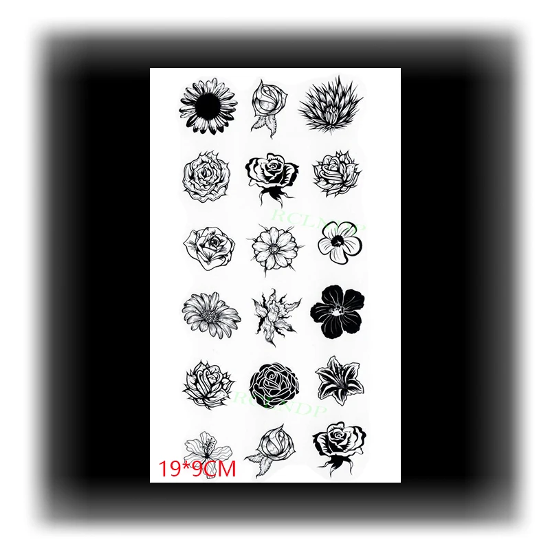 Водостойкая Временная тату-наклейка имитация перекрестного тотемного ремешка