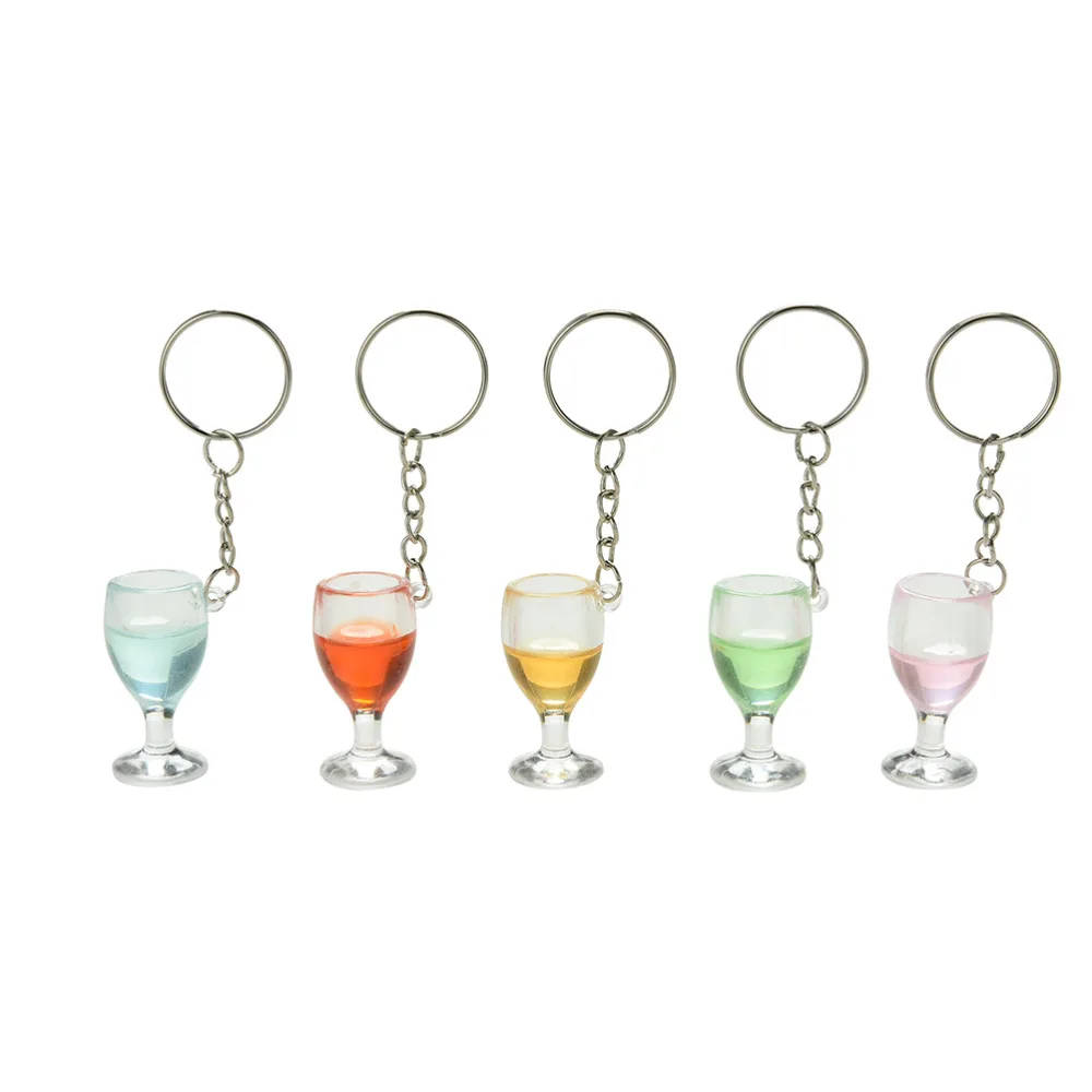 1 шт. брелок кольцо бокал для ключей Выдвижная металлическая карта значок