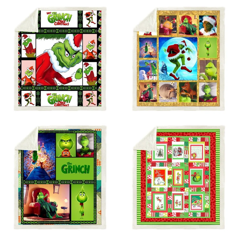 Мягкое одеяло для дивана и кровати пикника толстое плюшевое с 3d принтом Прямая