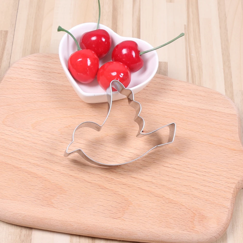 Форма в виде птицы из нержавеющей стали голубей форма для торта печенья резак