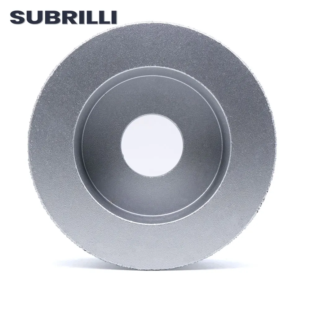 SUBRILLI Diamond Grinding Wheel Vacuum Brazed Full Bullnose Router Bit Profiling For Stone Granite Edge Abrasive | Инструменты