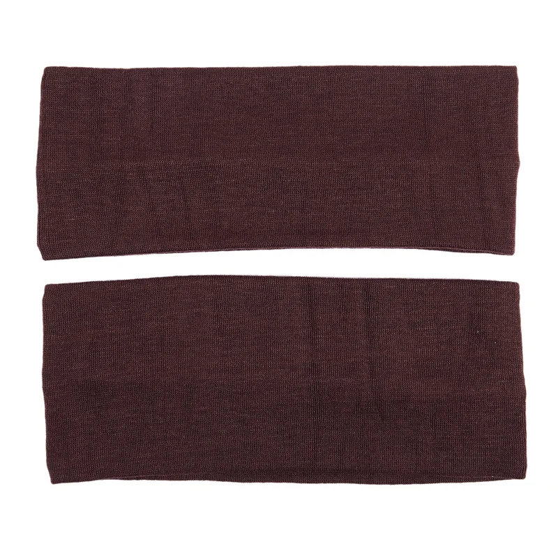 2pcs fashion women cotton yoga hair band sports sweat lady headband popular accessories dark brown | Спорт и развлечения