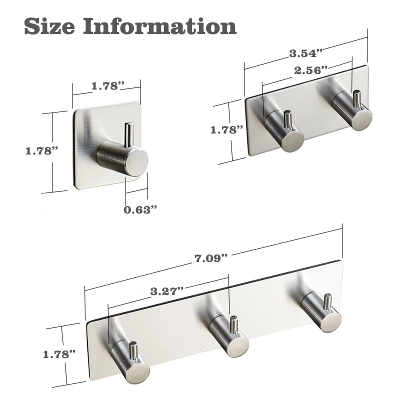 Многофункциональная самоклеящаяся ванная комната/кухонная настенная вешалка