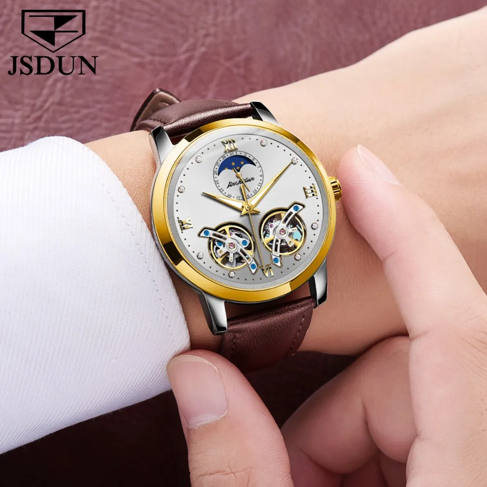 Рисунок 3 - Часы-скелетоны JSDUN с двойным турбийоном