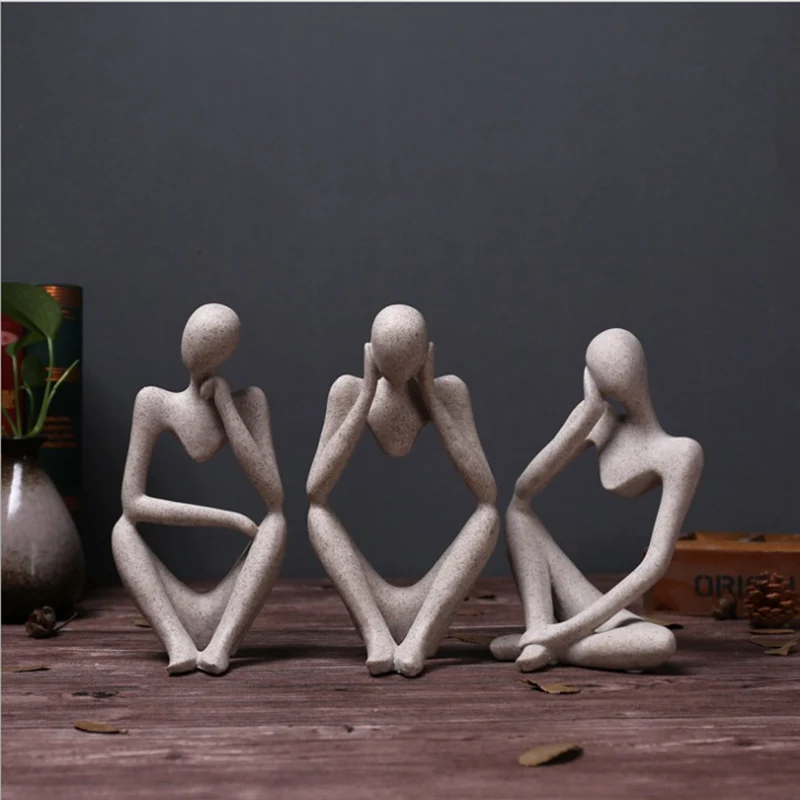 Творческий художественный фигурный персонаж из смолы аксессуары для украшения